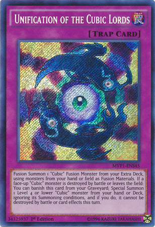 Unification of the Cubic Lords [MVP1-ENS45] Secret Rare | Jomio and Rueliete's Cards and Comics