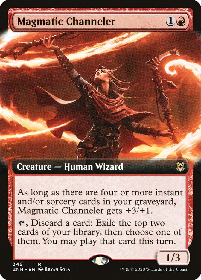 Magmatic Channeler (Extended Art) [Zendikar Rising] | Jomio and Rueliete's Cards and Comics