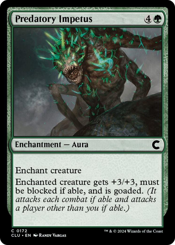 Predatory Impetus [Ravnica: Clue Edition] | Jomio and Rueliete's Cards and Comics