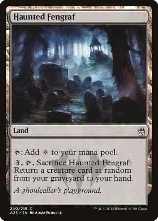Haunted Fengraf [Masters 25] | Jomio and Rueliete's Cards and Comics
