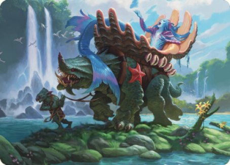 Vodalian Mindsinger Art Card [Dominaria United Art Series] | Jomio and Rueliete's Cards and Comics