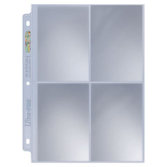 Ultra PRO: Platinum Hologram 4-Pocket Pages - 3-Holes (25-Pack) | Jomio and Rueliete's Cards and Comics