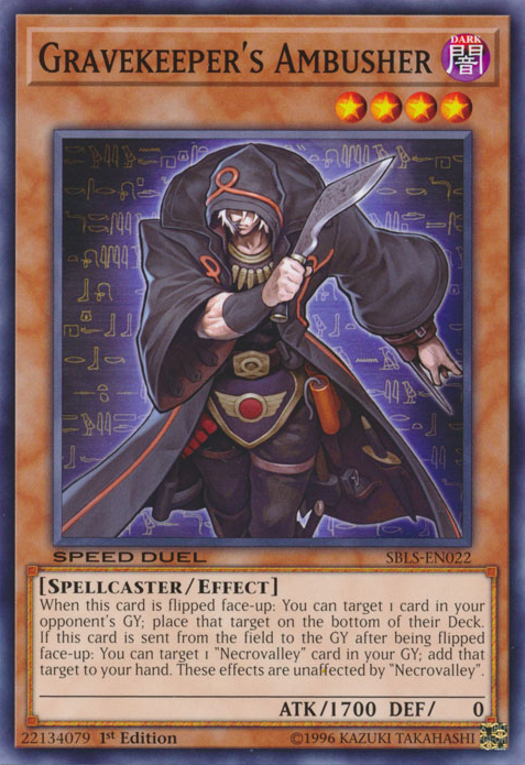 Gravekeeper's Ambusher [SBLS-EN022] Common | Jomio and Rueliete's Cards and Comics