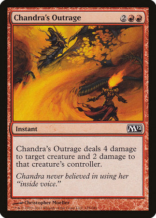 Chandra's Outrage [Magic 2012] | Jomio and Rueliete's Cards and Comics