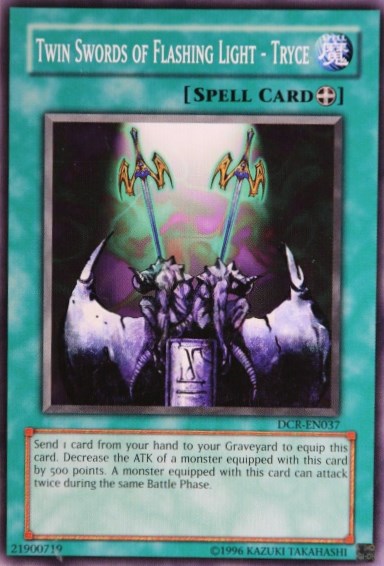 Twin Swords of Flashing Light - Tryce [DCR-EN037] Common | Jomio and Rueliete's Cards and Comics