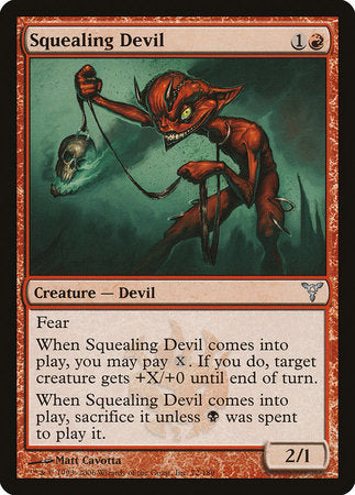 Squealing Devil [Dissension] | Jomio and Rueliete's Cards and Comics