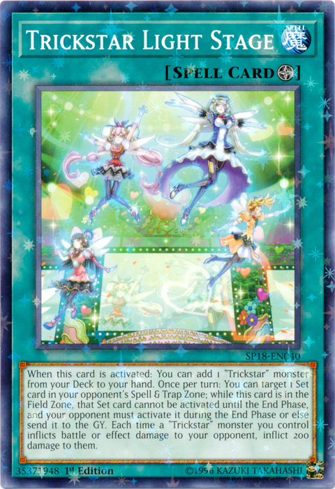 Trickstar Light Stage (Starfoil) [SP18-EN040] Starfoil Rare | Jomio and Rueliete's Cards and Comics