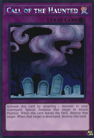 Call of the Haunted [NKRT-EN032] Platinum Rare | Jomio and Rueliete's Cards and Comics