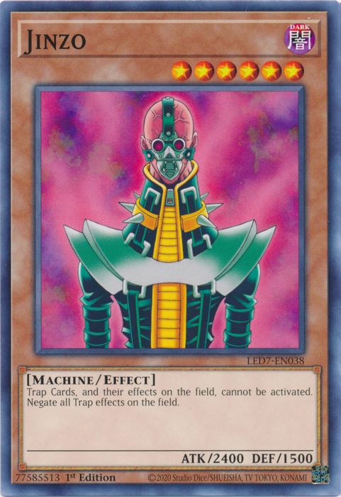 Jinzo [LED7-EN038] Common | Jomio and Rueliete's Cards and Comics