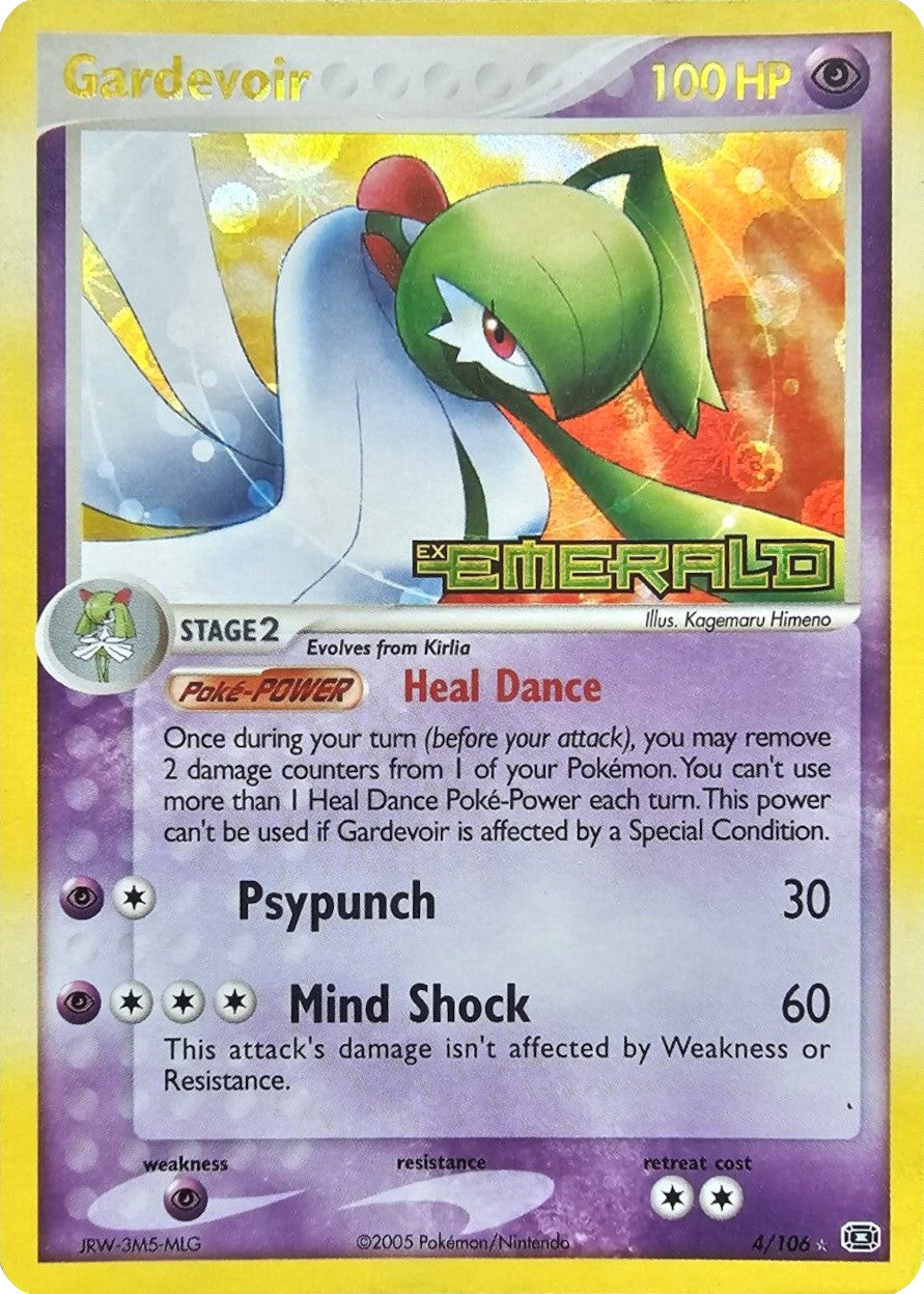 Gardevoir (4/106) (Stamped) [EX: Emerald] | Jomio and Rueliete's Cards and Comics