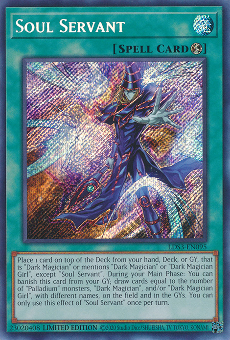 Soul Servant [LDS3-EN095] Secret Rare | Jomio and Rueliete's Cards and Comics