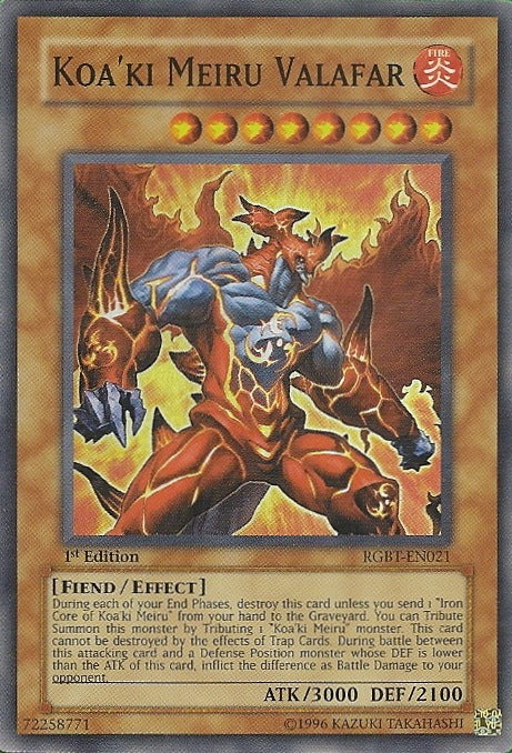 Koa'ki Meiru Valafar [RGBT-EN021] Super Rare | Jomio and Rueliete's Cards and Comics