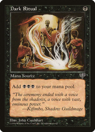 Dark Ritual [Mirage] | Jomio and Rueliete's Cards and Comics