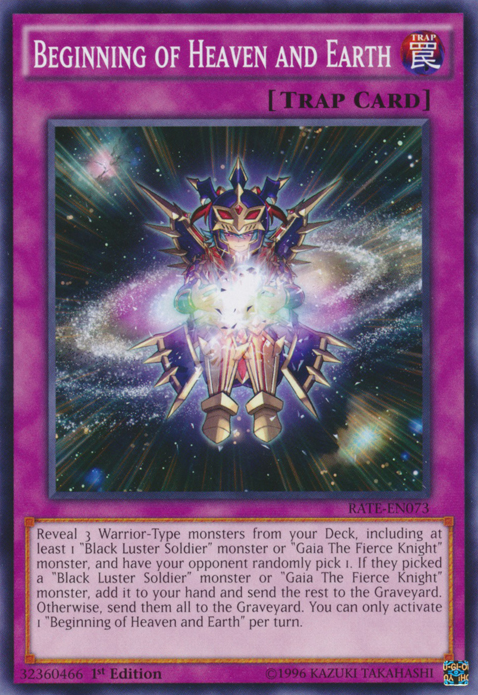 Beginning of Heaven and Earth [RATE-EN073] Common | Jomio and Rueliete's Cards and Comics