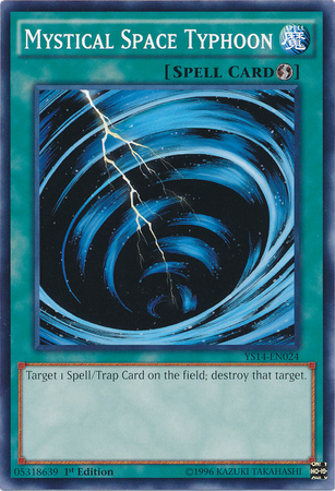 Mystical Space Typhoon [YS14-EN024] Common | Jomio and Rueliete's Cards and Comics
