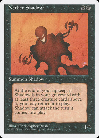 Nether Shadow [Fourth Edition] | Jomio and Rueliete's Cards and Comics