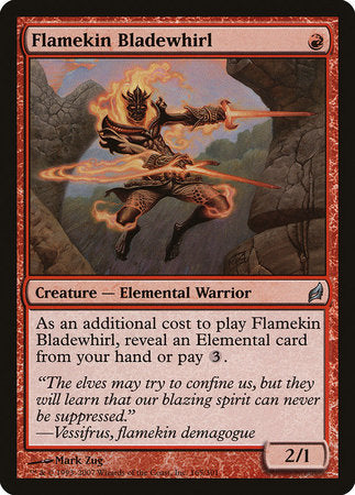 Flamekin Bladewhirl [Lorwyn] | Jomio and Rueliete's Cards and Comics