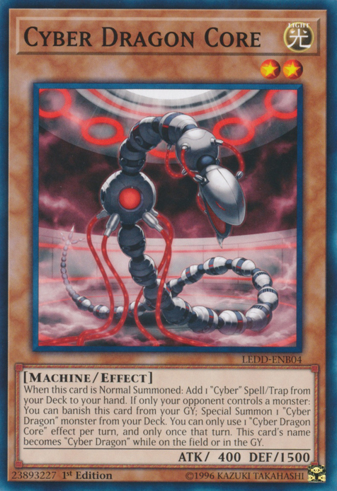 Cyber Dragon Core [LEDD-ENB04] Common | Jomio and Rueliete's Cards and Comics