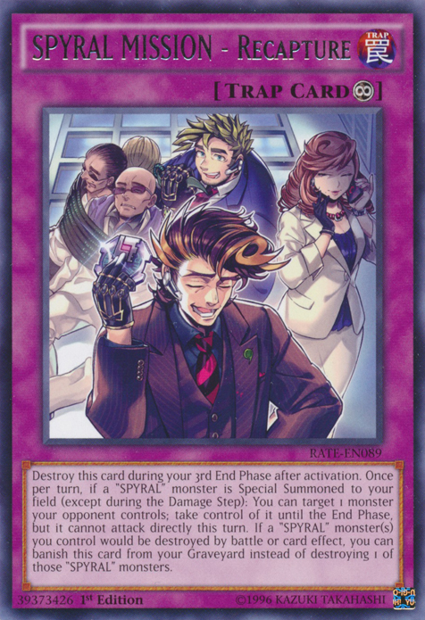 SPYRAL MISSION - Recapture [RATE-EN089] Rare | Jomio and Rueliete's Cards and Comics