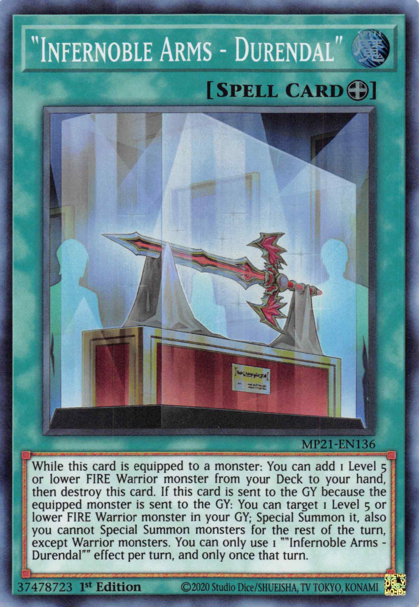 Infernoble Arms - Durendal [MP21-EN136] Super Rare | Jomio and Rueliete's Cards and Comics