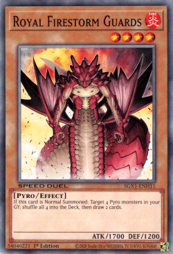 Royal Firestorm Guards [SGX1-ENH11] Common | Jomio and Rueliete's Cards and Comics