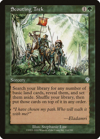 Scouting Trek [Invasion] | Jomio and Rueliete's Cards and Comics