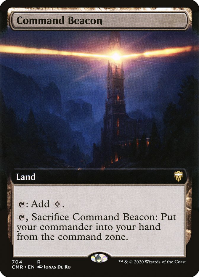 Command Beacon (Extended Art) [Commander Legends] | Jomio and Rueliete's Cards and Comics