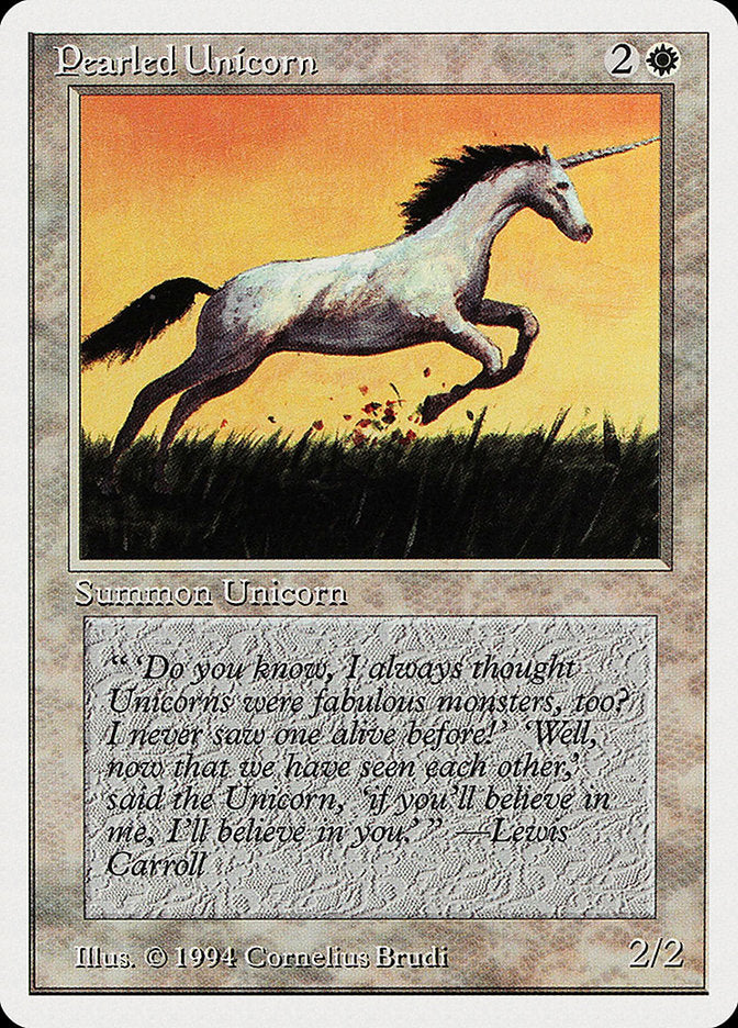 Pearled Unicorn [Summer Magic / Edgar] | Jomio and Rueliete's Cards and Comics