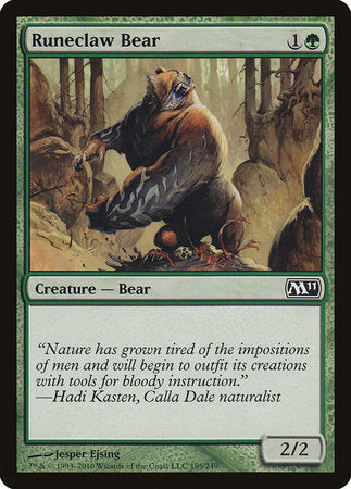 Runeclaw Bear [Magic 2011] | Jomio and Rueliete's Cards and Comics