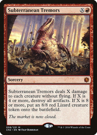 Subterranean Tremors [Conspiracy: Take the Crown] | Jomio and Rueliete's Cards and Comics