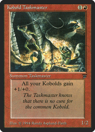 Kobold Taskmaster [Legends] | Jomio and Rueliete's Cards and Comics