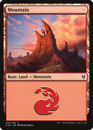 Mountain (347) [Commander 2016] | Jomio and Rueliete's Cards and Comics