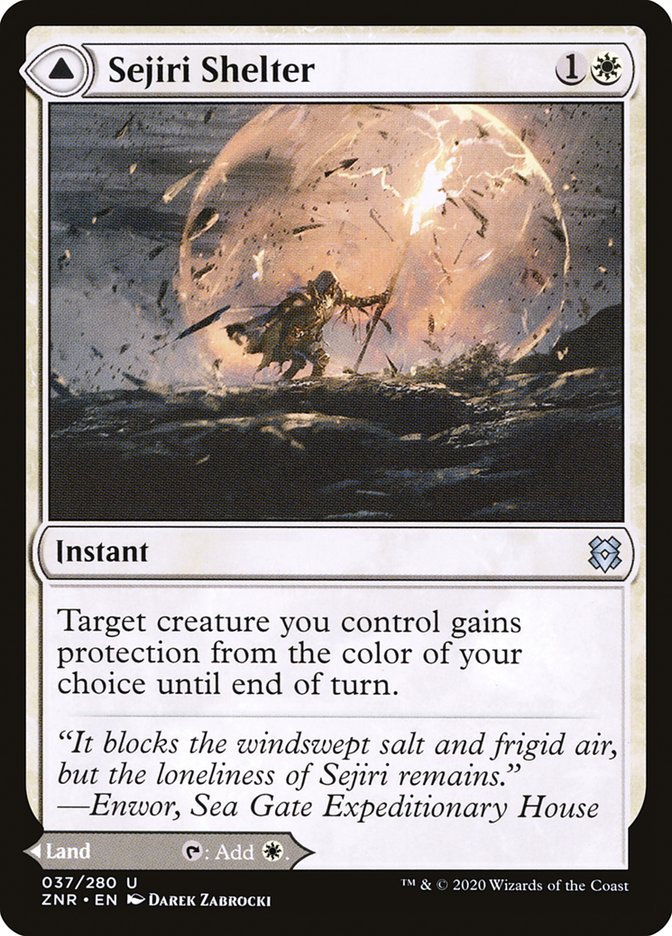 Sejiri Shelter // Sejiri Glacier [Zendikar Rising] | Jomio and Rueliete's Cards and Comics