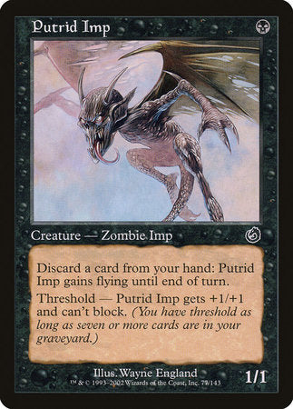 Putrid Imp [Torment] | Jomio and Rueliete's Cards and Comics