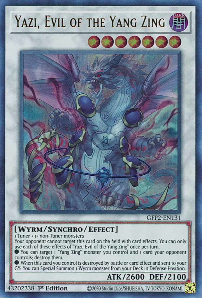 Yazi, Evil of the Yang Zing [GFP2-EN131] Ultra Rare | Jomio and Rueliete's Cards and Comics