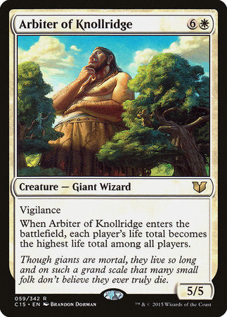 Arbiter of Knollridge [Commander 2015] | Jomio and Rueliete's Cards and Comics