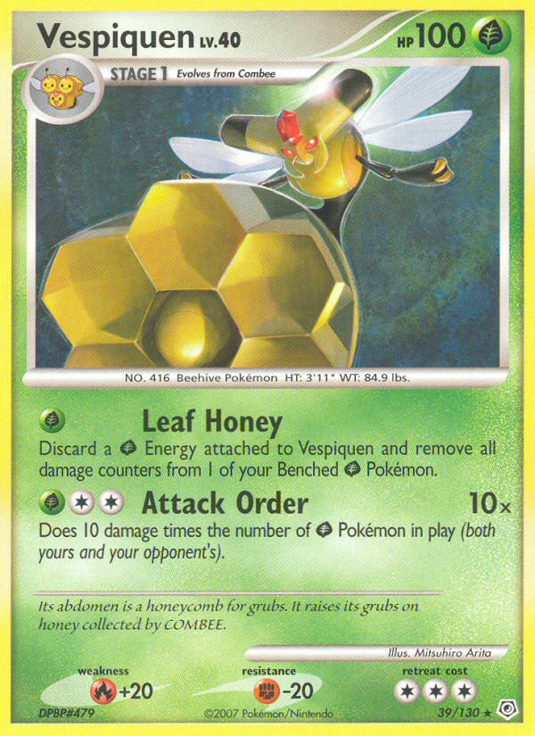 Vespiquen (39/130) [Diamond & Pearl: Base Set] | Jomio and Rueliete's Cards and Comics