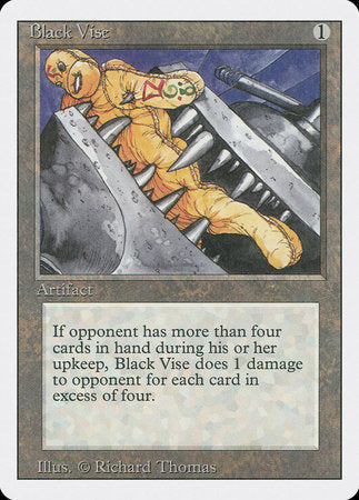 Black Vise [Revised Edition] | Jomio and Rueliete's Cards and Comics