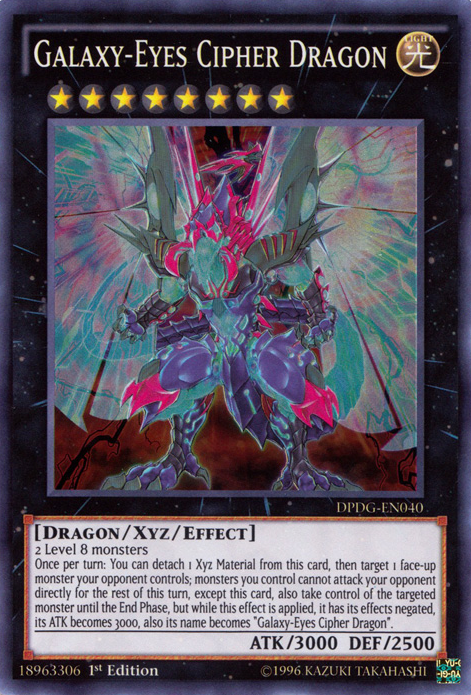 Galaxy-Eyes Cipher Dragon [DPDG-EN040] Super Rare | Jomio and Rueliete's Cards and Comics
