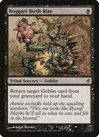 Boggart Birth Rite [Lorwyn] | Jomio and Rueliete's Cards and Comics