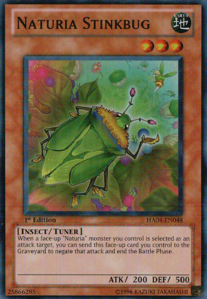 Naturia Stinkbug [HA04-EN048] Super Rare | Jomio and Rueliete's Cards and Comics