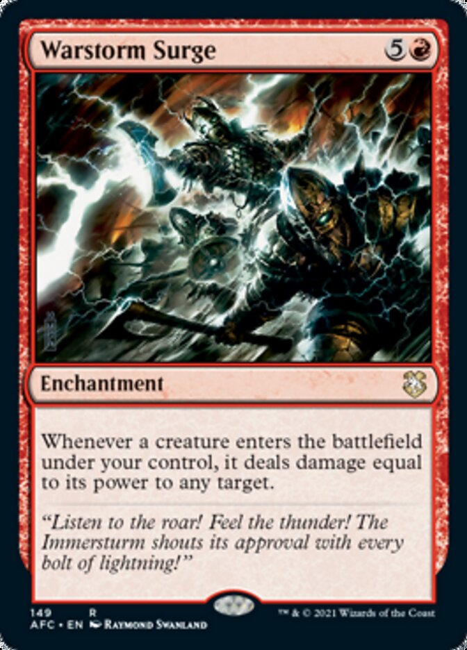 Warstorm Surge [Dungeons & Dragons: Adventures in the Forgotten Realms Commander] | Jomio and Rueliete's Cards and Comics
