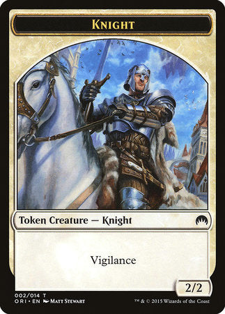 Knight Token [Magic Origins Tokens] | Jomio and Rueliete's Cards and Comics