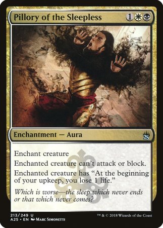 Pillory of the Sleepless [Masters 25] | Jomio and Rueliete's Cards and Comics