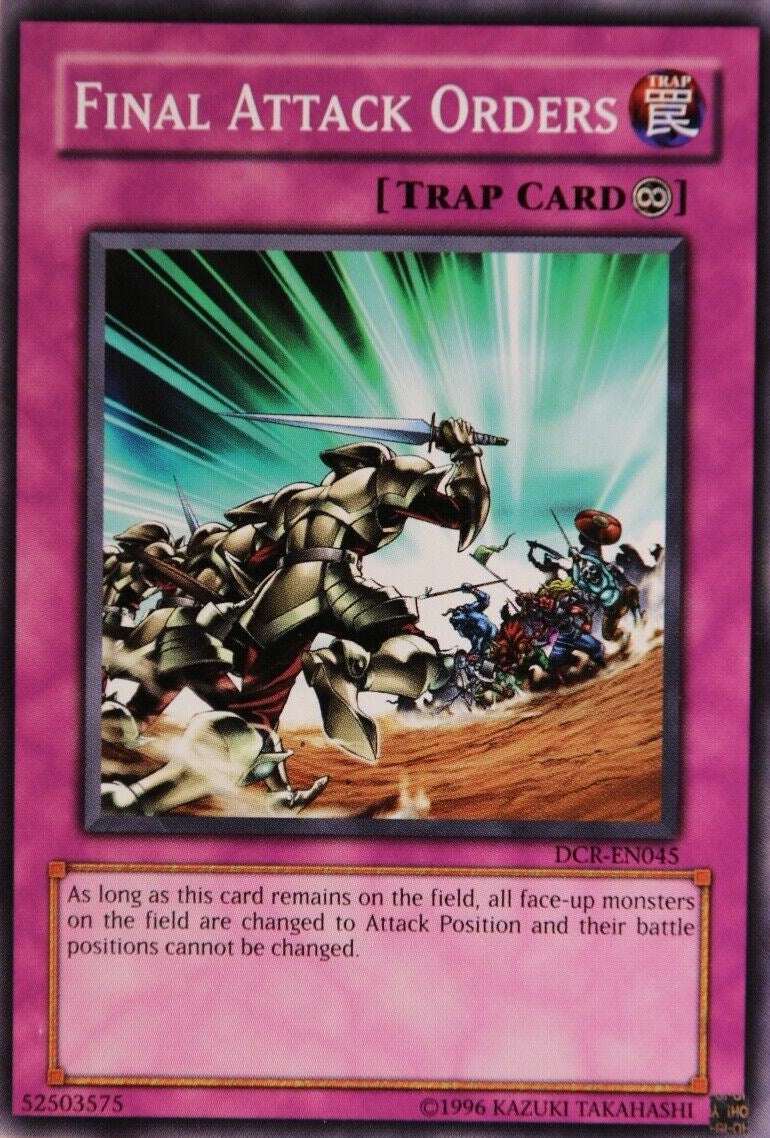 Final Attack Orders [DCR-EN045] Common | Jomio and Rueliete's Cards and Comics