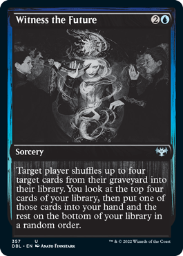 Witness the Future [Innistrad: Double Feature] | Jomio and Rueliete's Cards and Comics