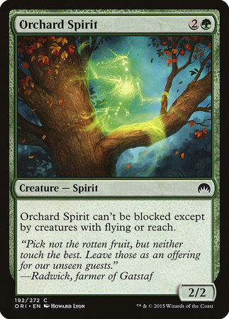 Orchard Spirit [Magic Origins] | Jomio and Rueliete's Cards and Comics