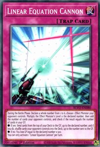 Linear Equation Cannon [BLVO-EN080] Common | Jomio and Rueliete's Cards and Comics