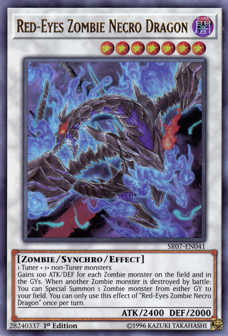 Red-Eyes Zombie Necro Dragon [SR07-EN041] Ultra Rare | Jomio and Rueliete's Cards and Comics