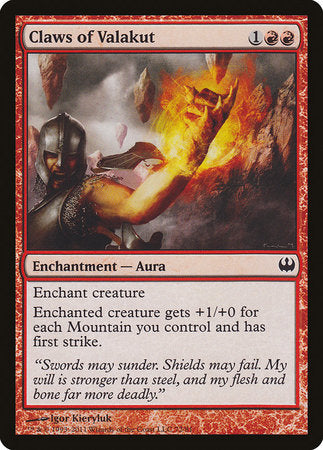 Claws of Valakut [Duel Decks: Knights vs. Dragons] | Jomio and Rueliete's Cards and Comics